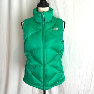 The North Face 505 Down Vest Sea Green Medium EUC